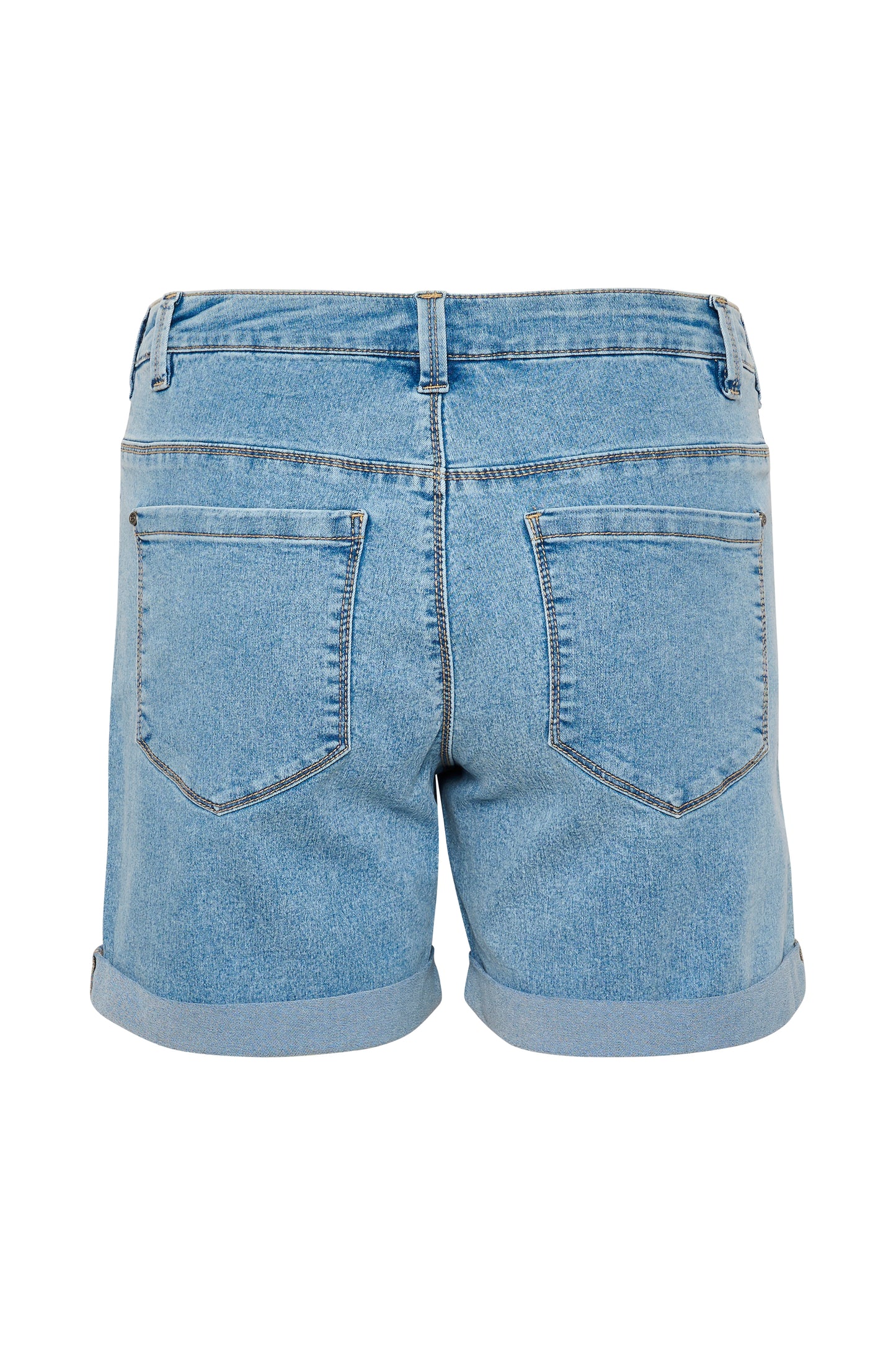 KAFFE Kavicky Light Wash Denim Shorts