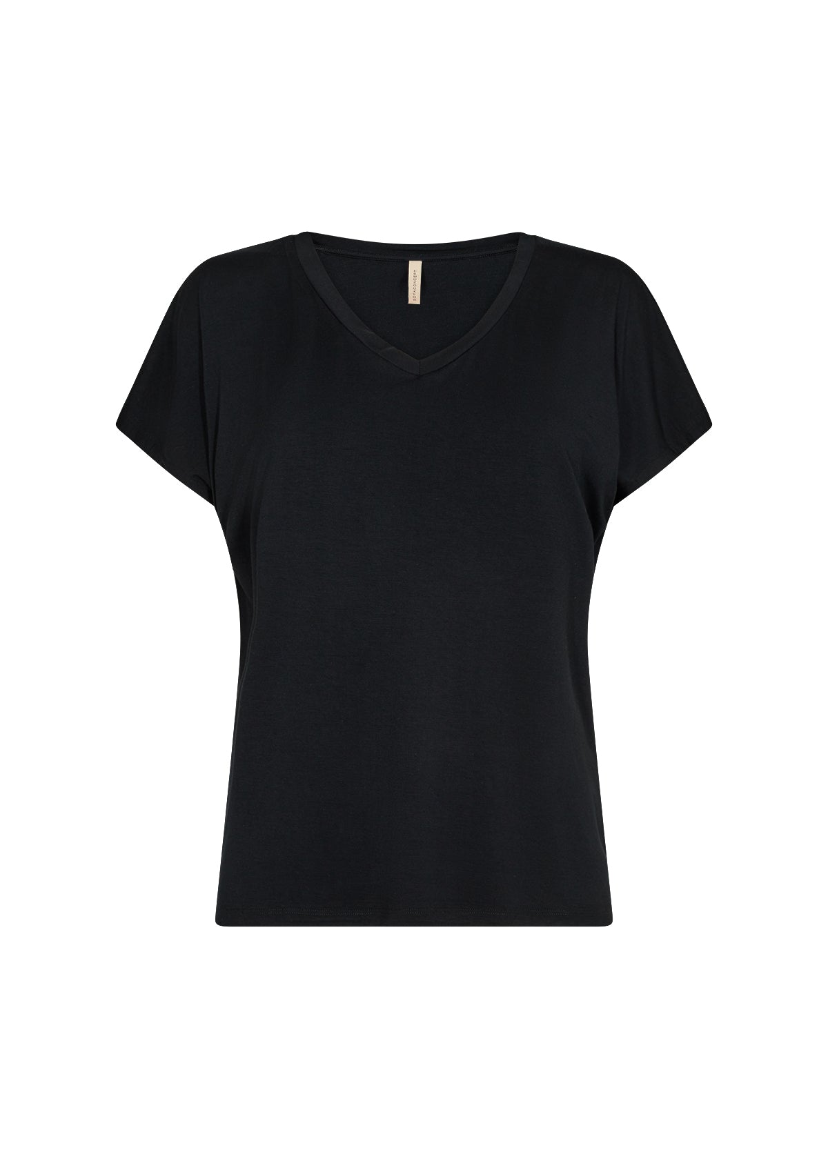 SOYA CONCEPT Marica 32 Black Basic Vneck Tee