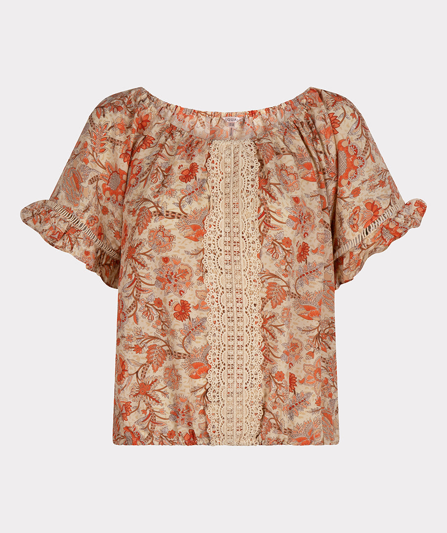 ESQUALO Touch of Sun Lace Blouse
