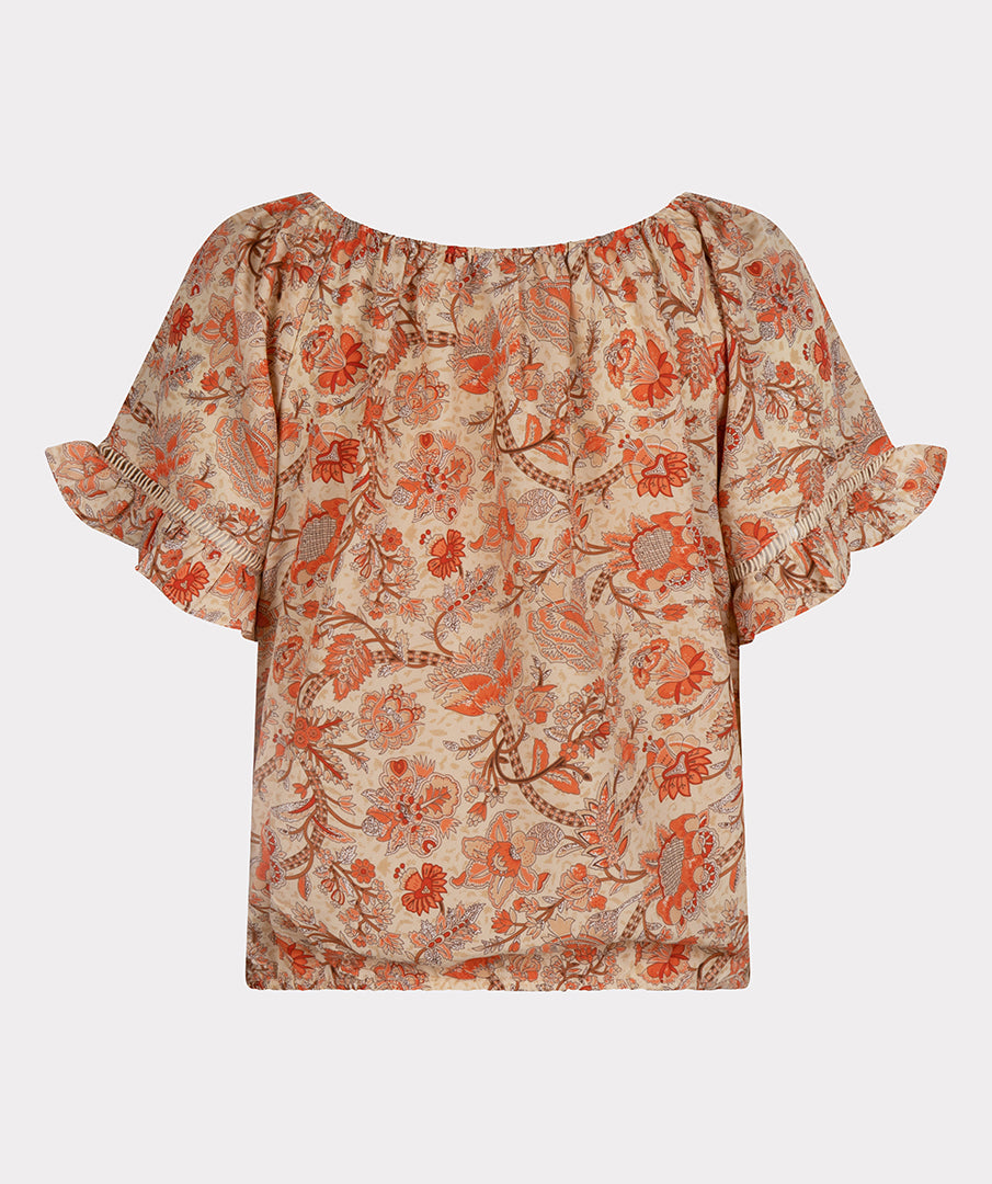 ESQUALO Touch of Sun Lace Blouse
