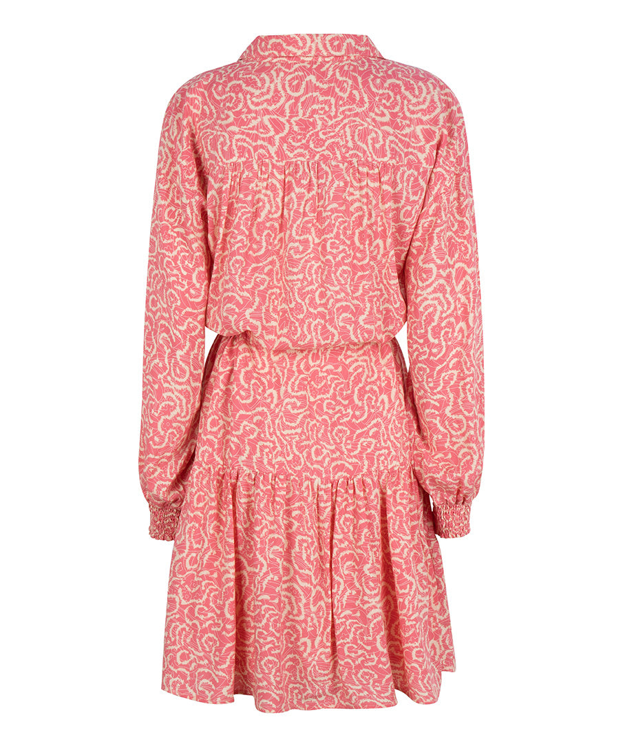 ESQUALO Lace Vibrant Vacay Print Dress