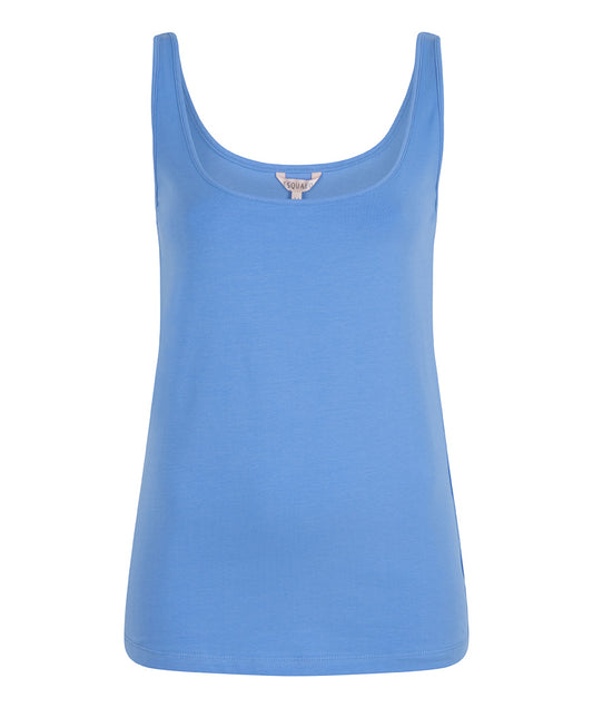 ESQUALO Blue Basic Singlet Camisole
