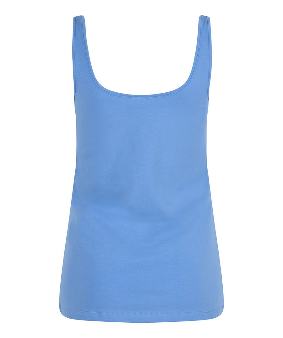 ESQUALO Blue Basic Singlet Camisole