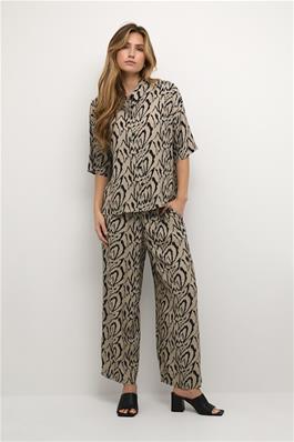 KAFFE KACRITI Print Button Up Shirt